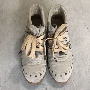 🌼3/$30🌼 Hidden Wedge Sneakers > Suede w/ Studs